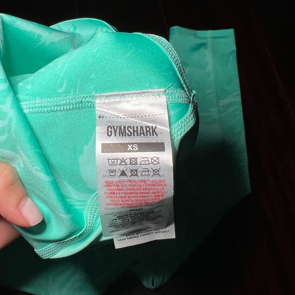 Gymshark Aqua Swirl Leggings - Picture 6 of 7